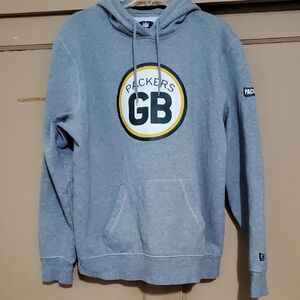 New Era Gray Packers GB Hoodie